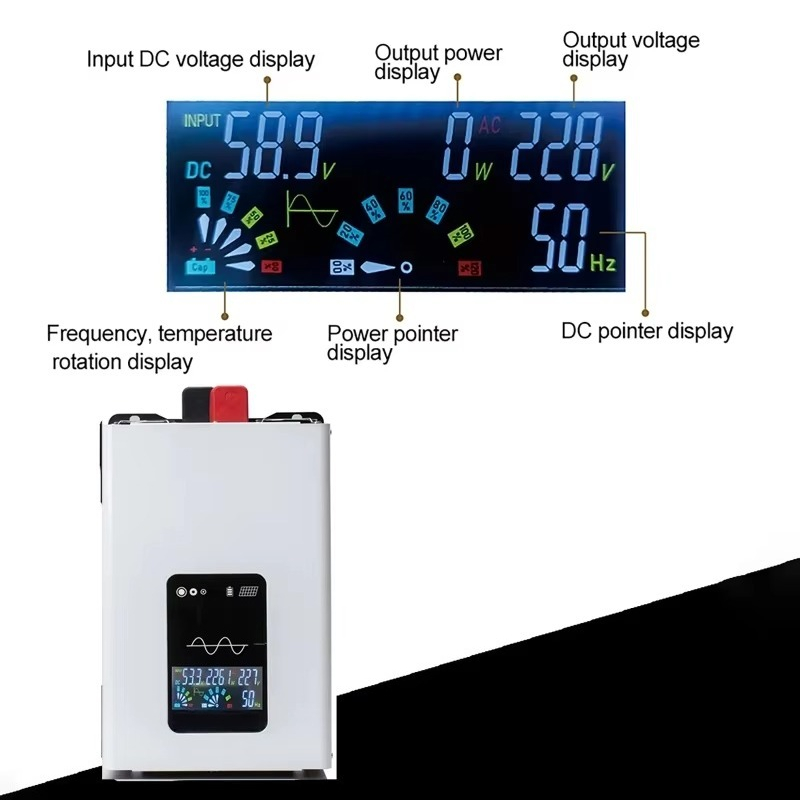 Pure Sine Wave Inverter 5000W- - Pure Sine Wave Inverter 5000W 48V 220V recension och pris