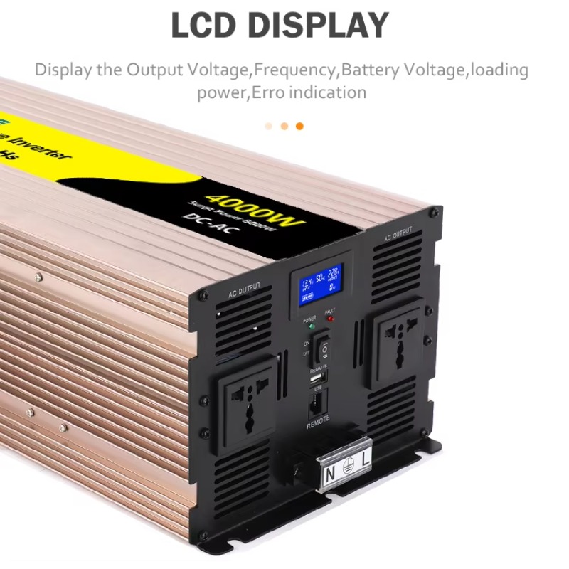 Single Phase Solar Inverter Pu - Pure Sine Wave Inverter 5000W 48V 220V recension och pris