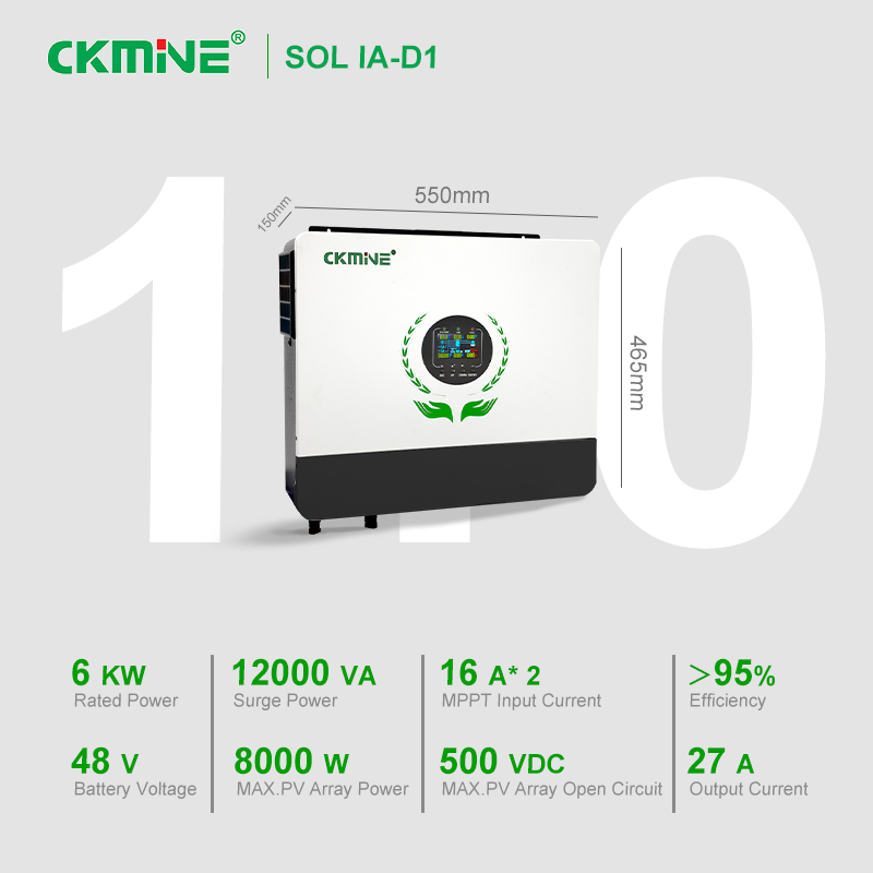 6KW Off Grid Hybrid Input Dual - Off Grid Solar Inverter 48V 6000W recension och pris
